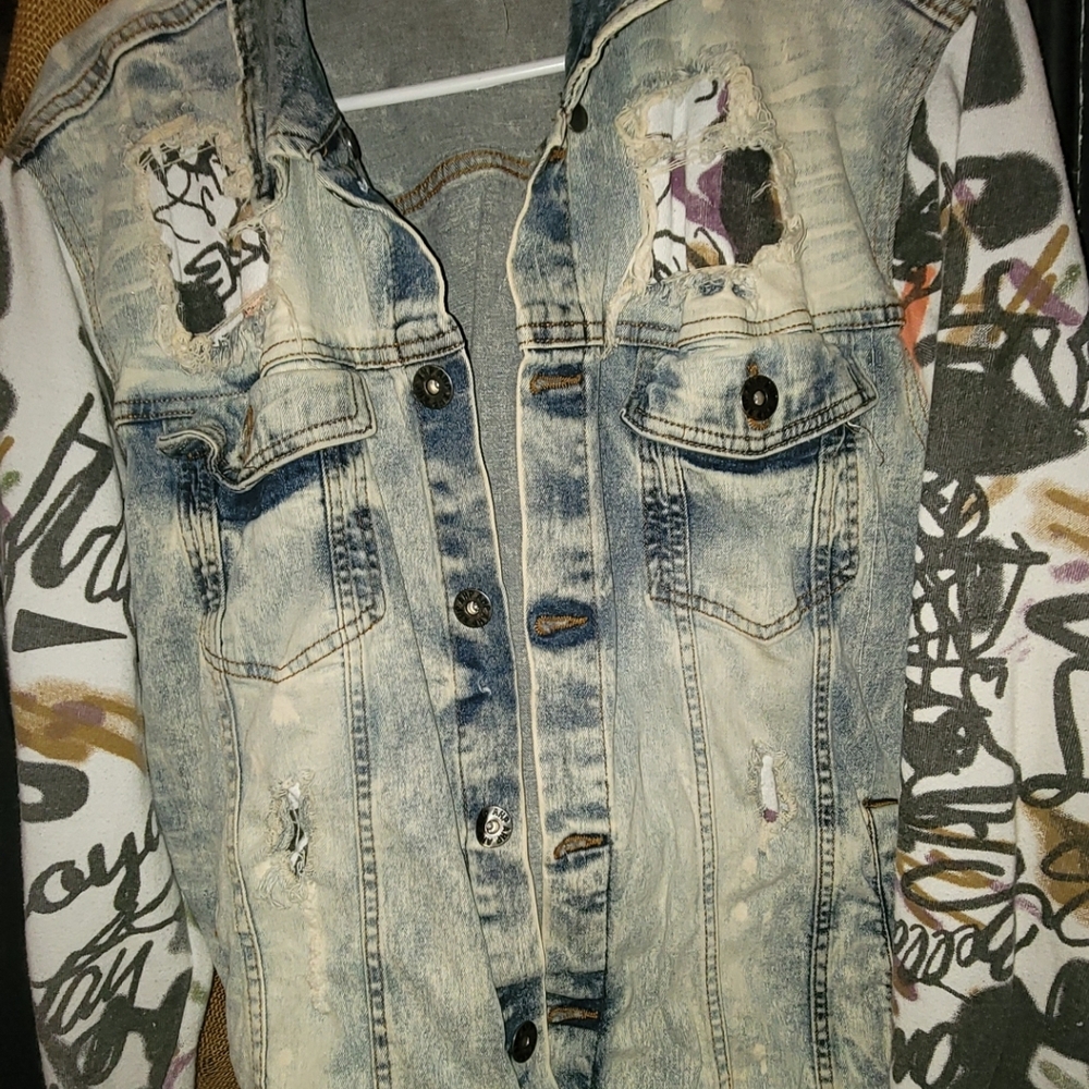 Another Hype Piece Vintage Wash Denim Jacket